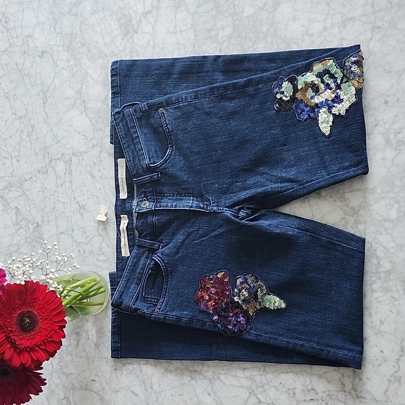 🌼 NWT Pilcro and the Letterpress slim boyfriend crop jeans - Picture 3 of 5